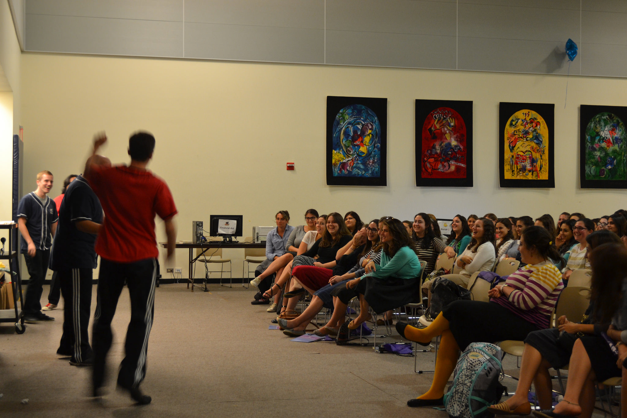 Orientation Week at LCW included an entertaining comedy show by the National Comedy Theater. 