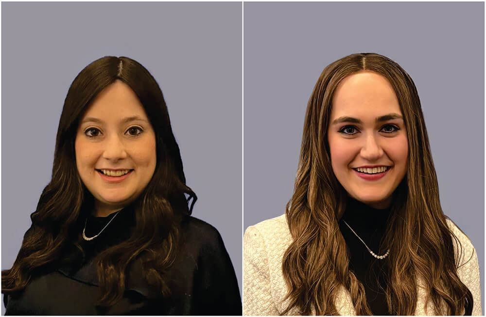 side-by-side headshots of 2 women, Leah Ballen and Tzivia Koyfman