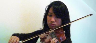 A native of the Philippines, Raya Gilan, a second-year student at Lander College for Women-The Anna Ruth and Mark Hasten School in Manhattan, has a wide range of talents and several unconventional hobbies. She is a blue belt in Tae Kwon Do, races in swim meets, plays the violin, rides horses competitively—she owns the horse—and has gone bungee jumping 11 times.