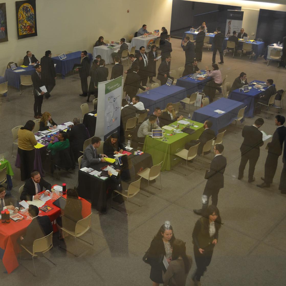 The Spring 2017 Career Fair getting underway